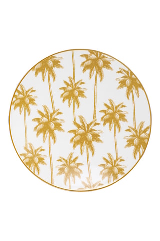 6 platos llanos de porcelana Aruba - 26 cm
