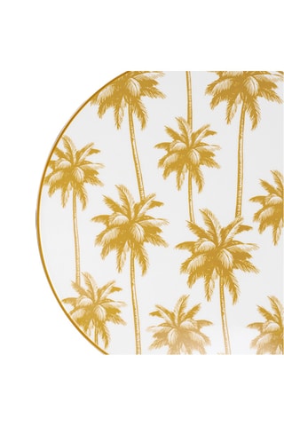 6 platos llanos de porcelana Aruba - 26 cm