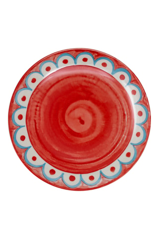 6 platos llanos de porcelana Tangeri - 27 cm