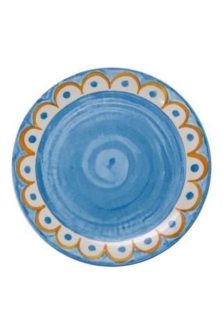 6 platos llanos de porcelana Tangeri - 27 cm