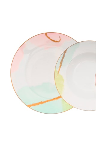 Vajilla de porcelana Acquerello - 18 piezas