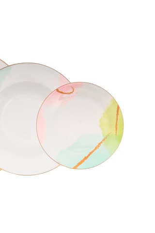 Vajilla de porcelana Acquerello - 18 piezas