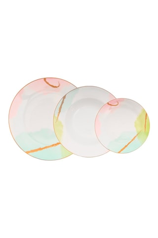 Vajilla de porcelana Acquerello - 18 piezas