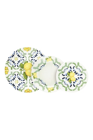 Vajilla de cerámica Amalfi - 18 piezas