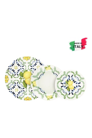 Vajilla de cerámica Amalfi - 18 piezas