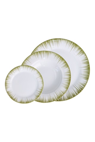 Vajilla de porcelana Raggi - 18 piezas
