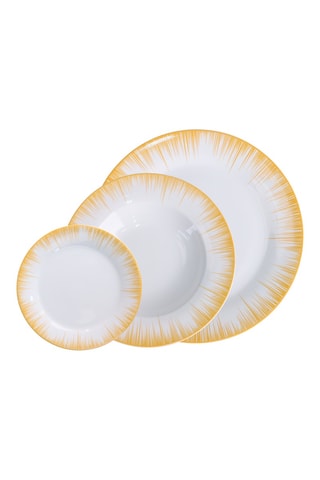 Vajilla de porcelana Raggi - 18 piezas