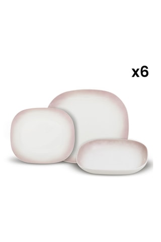 Vajilla de New Bone China Primavera - 18 piezas