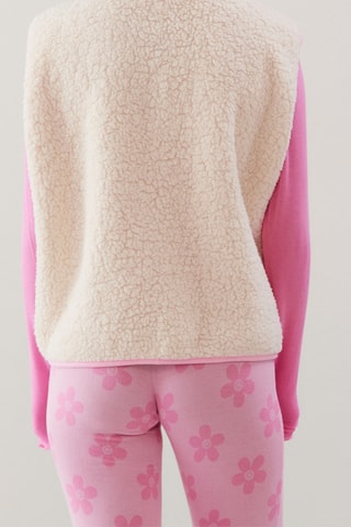 Colete de pijama sem mangas - Cru