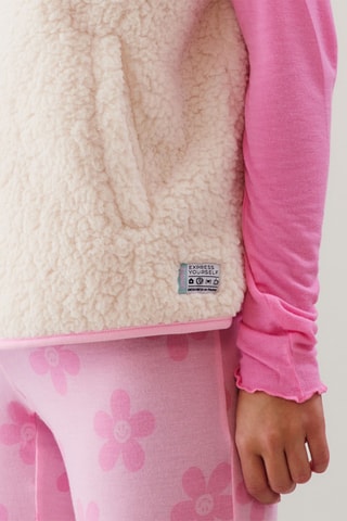Colete de pijama sem mangas - Cru
