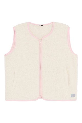 Colete de pijama sem mangas - Cru