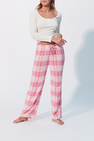 Pantaloni Laliz - Rosa e bianco
