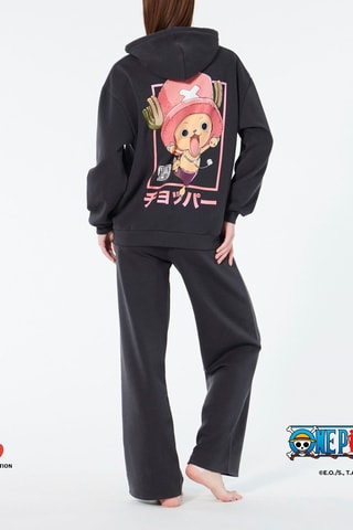 Pantaloni sportivi Tony Tony Chopper One Piece. - Nero