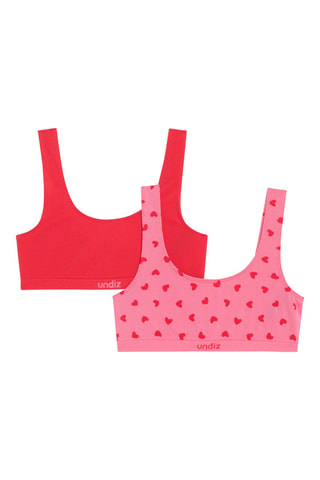 2 top Groovyiz - Rosa e rosso