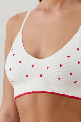 Brassière Brodcoeuriz - Ecru