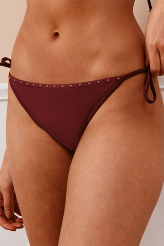 Slip bikini - Bordeaux