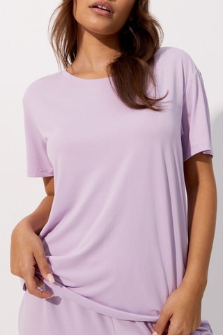 T-shirt pigiama Lalaiz - Malva - Undiz
