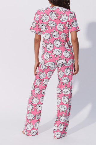T-shirt pigiama Minou Gli Aristogatti Disney Marieliz - Rosa