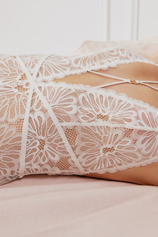 Body in pizzo Pampaiz - Taupe