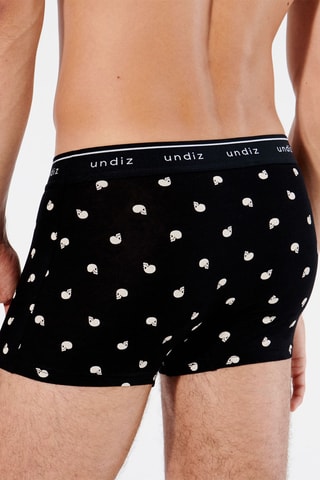 HOMME LINGERIE BOXER BOXERUNIZ NOIR