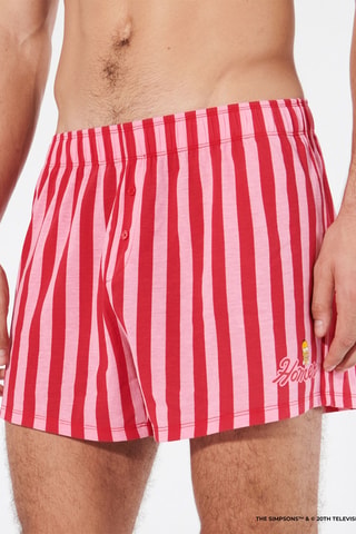 2 boxer Homer Simpson I Simpson Homerayiz - Rosso - Undiz