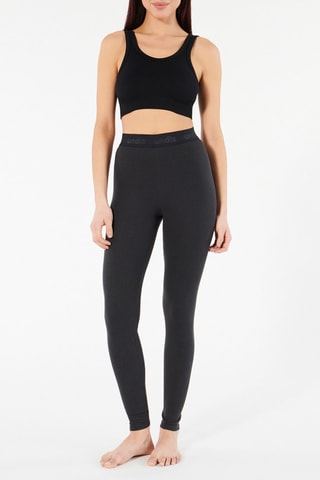 Leggings a vita alta Iloveuniz - Antracite