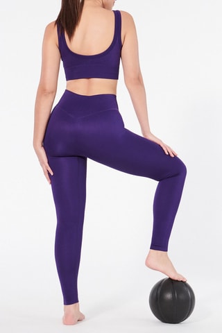 Leggings a vita alta Naomiz - Viola