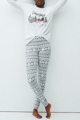 Leggings Minou Gli Aristogatti Disney Mariemountiz - Grigio