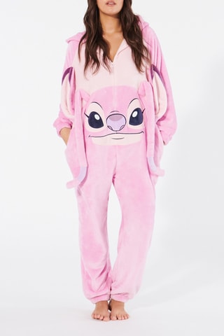 Macacão de pijama com capuz Angel Lilo et Stitch Disney - Rosa - Undiz