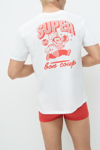 T SHIRT TEESHIRTIZ BLANC - Undiz