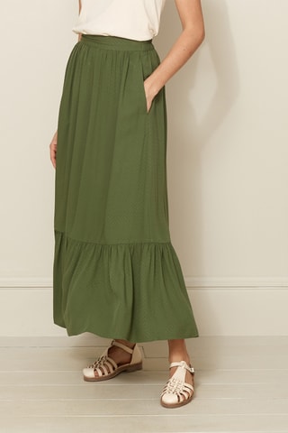 Jupe longue - Vert foncé