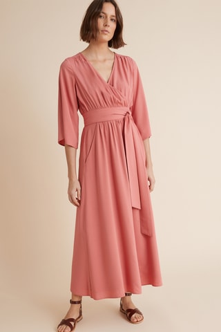Robe midi - Rose
