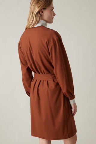 Robe droite - Marron