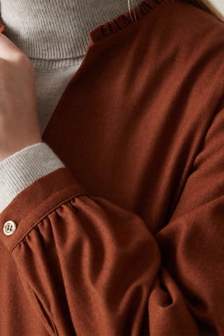 Robe droite - Marron