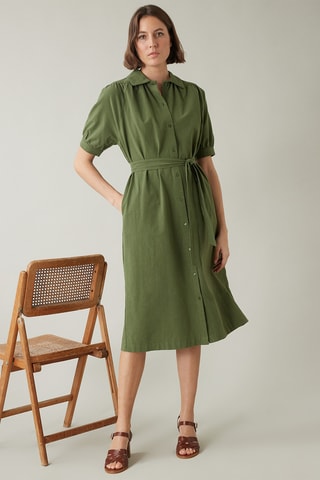 Robe chemise - Vert