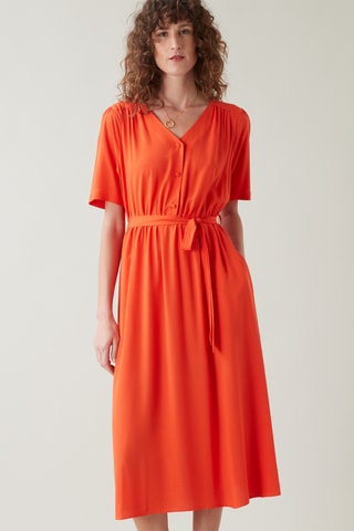 Robe midi - Orange