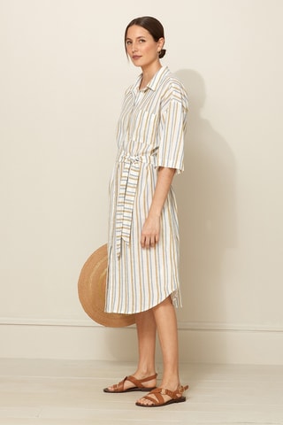 Robe chemise - Beige