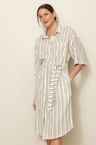 Robe chemise - Beige