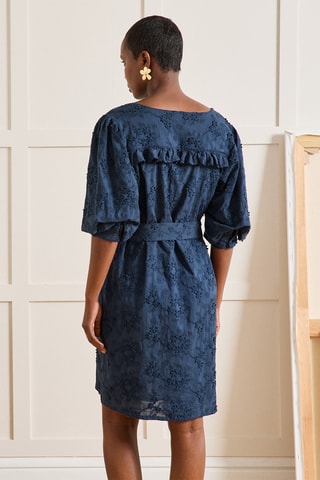 Robe droite - Bleu foncé