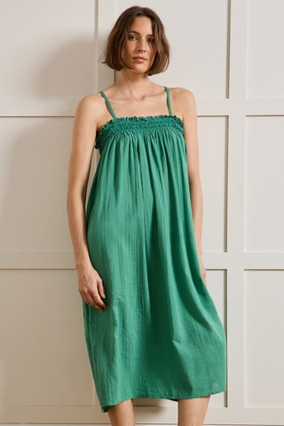 Robe midi - Vert