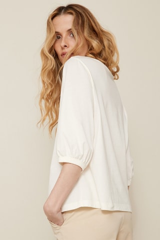 T-shirt en coton biologique - Ecru