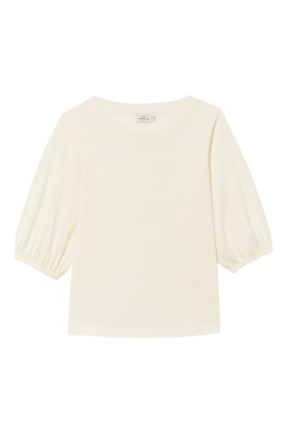 T-shirt en coton biologique - Ecru