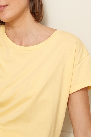 T-shirt en coton biologique - Jaune