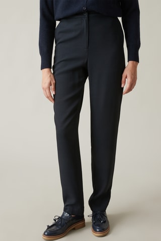 Pantalon droit - Bleu nuit