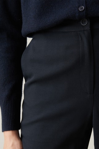 Pantalon droit - Bleu nuit