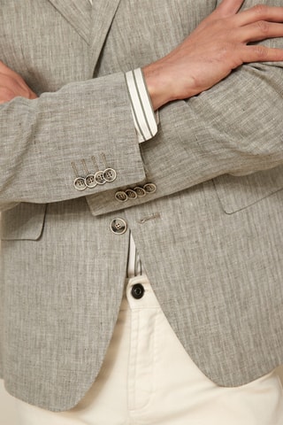 Veste en lin - Kaki chiné