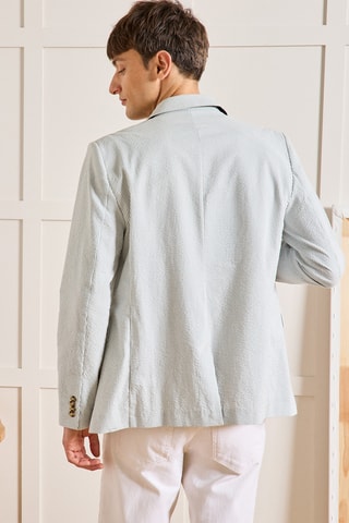 Veste - Ecru et gris clair