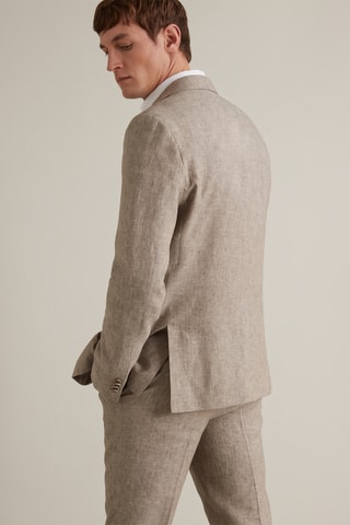 Veste en lin - Beige chiné