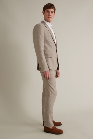 Veste en lin - Beige chiné