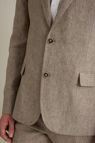 Veste en lin - Beige chiné